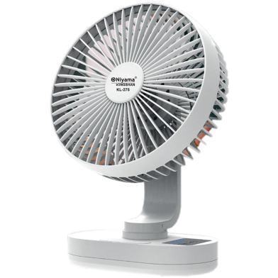 Picture of NIYAMA KL-275 Rechargeable Table Fan With LED Light - KA