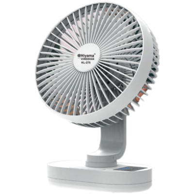 Picture of NIYAMA KL-275 Rechargeable Table Fan With LED Light - KA