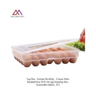 Picture of Egg Box - Indulge Durablity - Unique Make Standard Size 30 Pc Or Egg Organing Box - Sustainable Option - KA