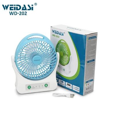 Picture of WEIDASI Rechargeable Fan WD-202 Portable mini USB with Light - KA