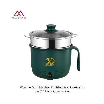 Picture of Wenhuo Mini Electric Multifunction Cooker 18 cm (05 Ltr) - Green - KA
