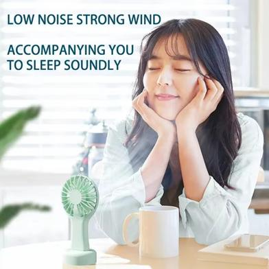 Picture of F1 Fan Handheld USB Rechargeable Ultra-Quiet Portable Student Office Mini Fan Cool Air Wind Power Outdoor Travel Cooling Fans - KA