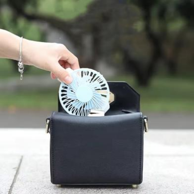 Picture of N12 Portable Mini Desktop Air Cooler Rechargeable Folding Fan - KA
