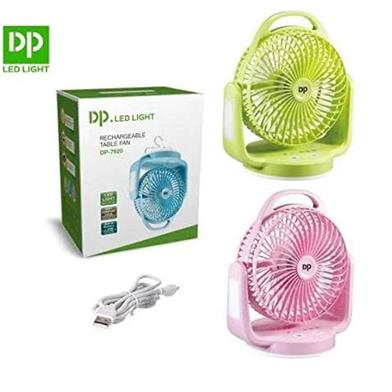 Picture of Duration Power DP-7620 Rechargeable Desktop Fan With LED Light - KA