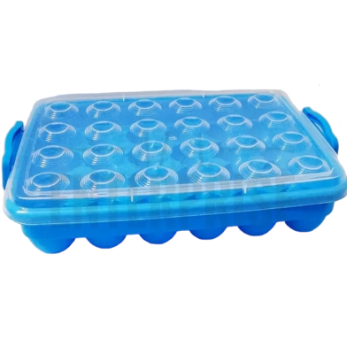 Picture of BP Egg Tray Large, 24 Eggs Dispenser Holder Eggs Storage Container Plastic Box Large 2 Dozen - KA