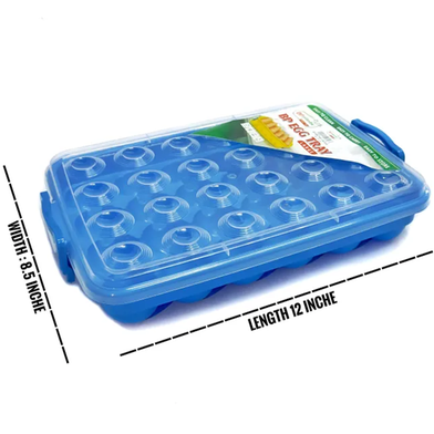 Picture of BP Egg Tray Large, 24 Eggs Dispenser Holder Eggs Storage Container Plastic Box Large 2 Dozen - KA