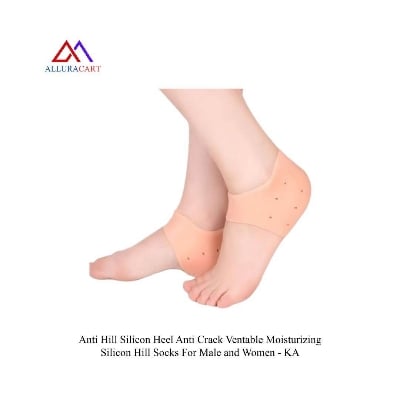 Picture of Anti Hill Silicon Heel Anti Crack Ventable Moisturizing Silicon Hill Socks For Male and Women - KA