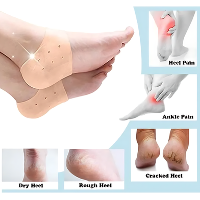 Picture of Anti Hill Silicon Heel Anti Crack Ventable Moisturizing Silicon Hill Socks For Male and Women - KA
