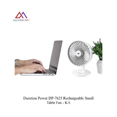 Picture of Duration Power DP-7625 Rechargeable Small Table Fan - KA