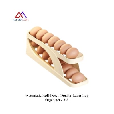 Picture of Automatic Roll-Down Double-Layer Egg Organizer - KA