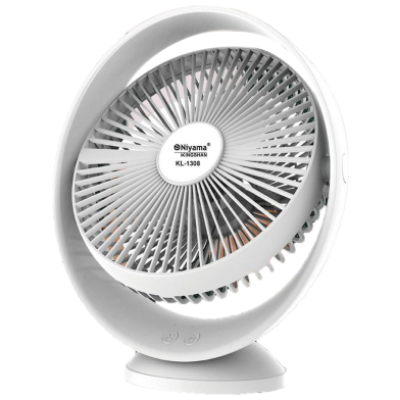 Picture of NIYAMA KL-1308 Rechargeable Table Fan With LED Light - KA