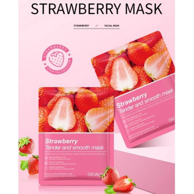 Picture of Bioaqua Strawberry Sheet Mask - 25g (OA)