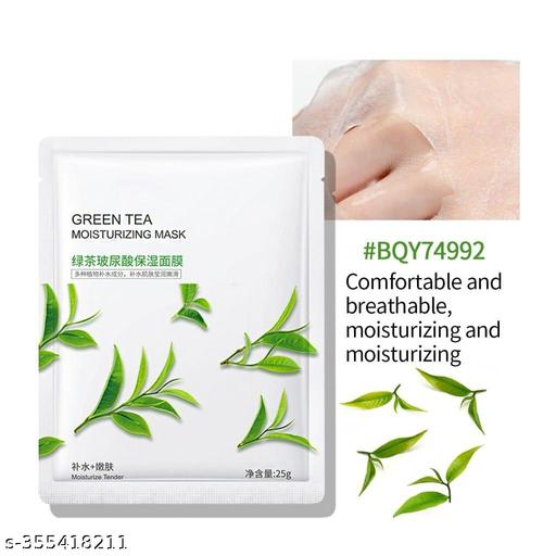 Picture of BIOAQUA Green Tea Moisturizing Nourishing Sheet Mask - 25g (OA)