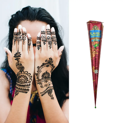 Picture of Kaveri Mehendi Cone best organic henna cone (OA)