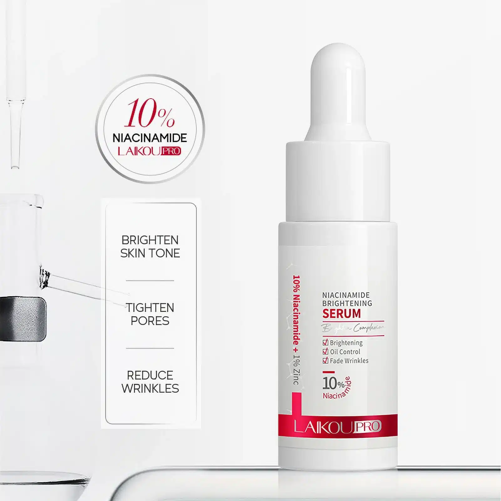 Picture of LAIKOU Pro 10% Niacinamide Brightening Serum 17ml (OA)