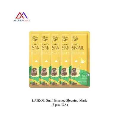 Picture of LAIKOU Snail Essence Sleeping Mask -5 pcs (OA)