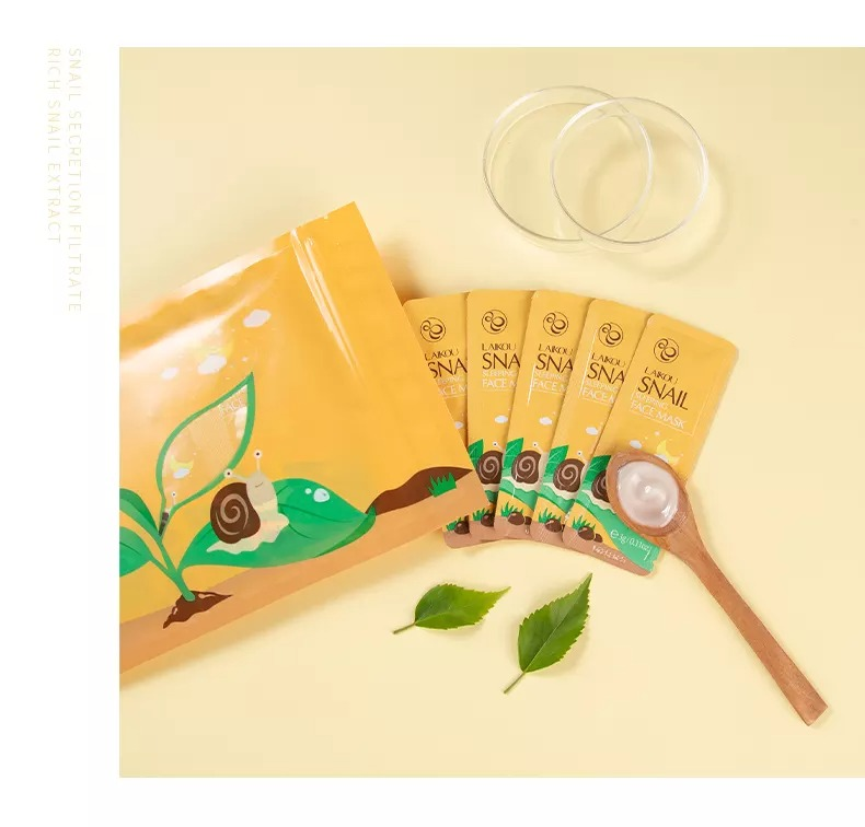 Picture of LAIKOU Snail Essence Sleeping Mask -5 pcs (OA)