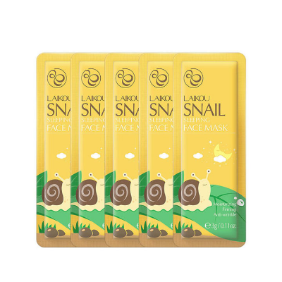 Picture of LAIKOU Snail Essence Sleeping Mask -5 pcs (OA)