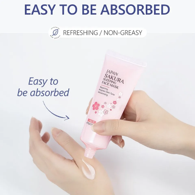 Picture of Laikou Japan Sakura Sleeping Face Mask 80g (OA)