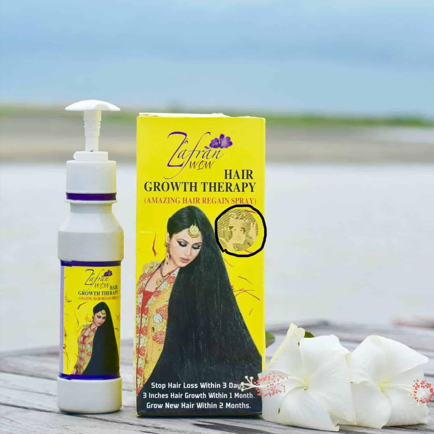 Picture of Zafran Hair Growth therapy oil Authentic and original -150ml (OA)