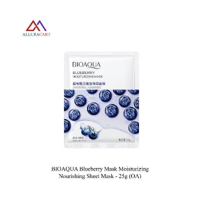 Picture of BIOAQUA Blueberry Mask Moisturizing Nourishing Sheet Mask - 25g (OA)