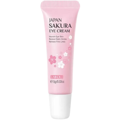 Picture of LAIKOU Sakura Eye Cream Anti-Aging Wrinkles Remover Dark Circles Eye Cream - 15gm (OA)
