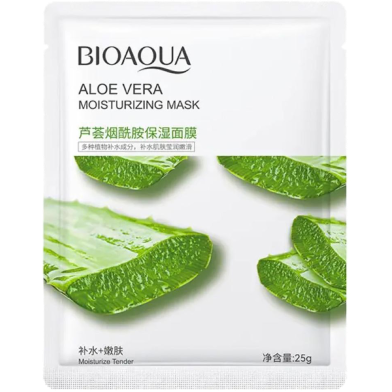 Picture of BIOAQUA Aloe vera Moisturizing Nourishing Sheet Mask - 25g (OA)
