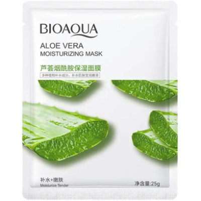 Picture of BIOAQUA Aloe vera Moisturizing Nourishing Sheet Mask - 25g (OA)