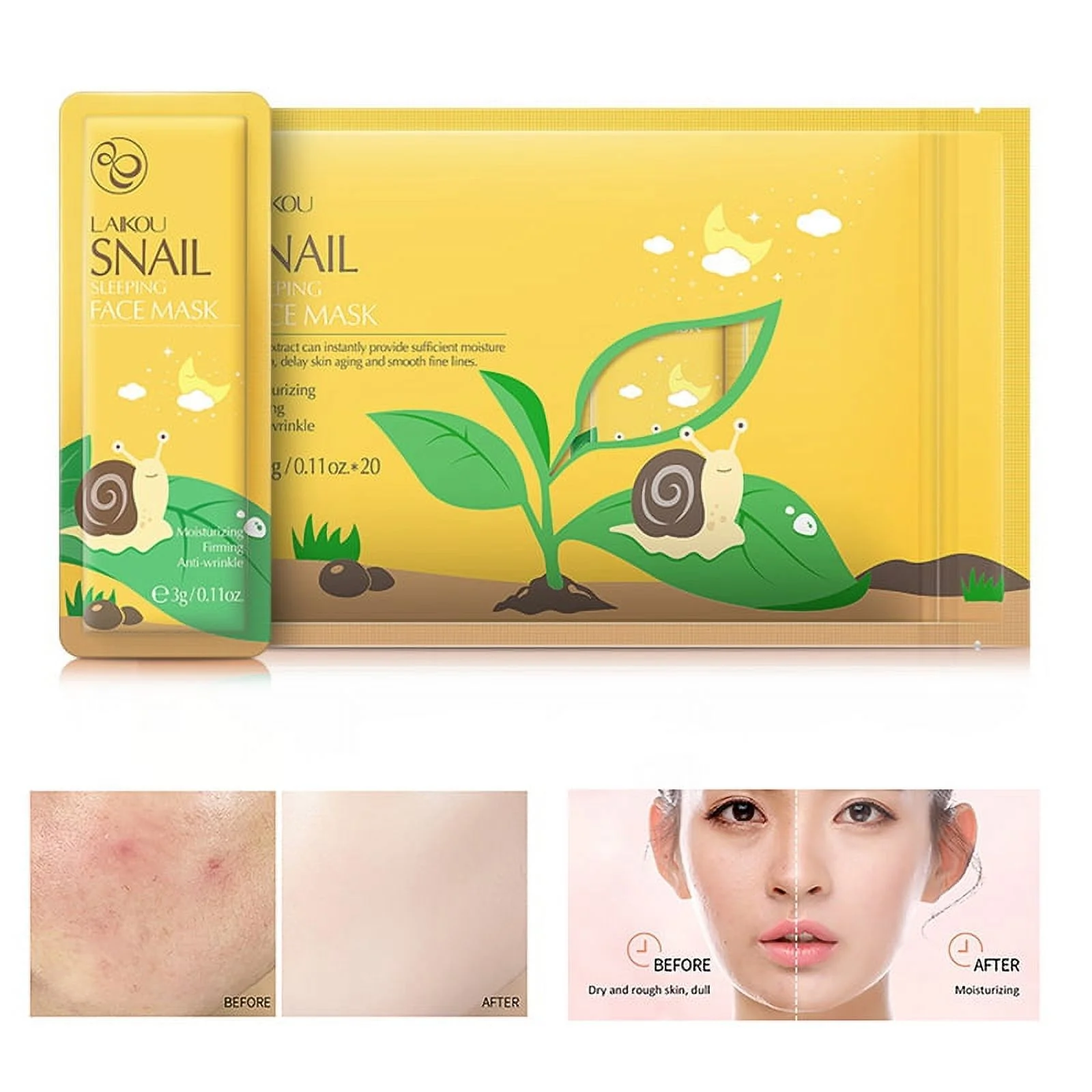 Picture of LAIKOU Snail sleeping mask - 3gm (OA)