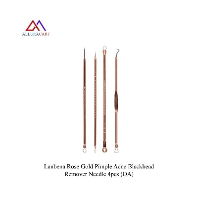 Picture of Lanbena Rose Gold Pimple Acne Blackhead Remover Needle 4pcs (OA)