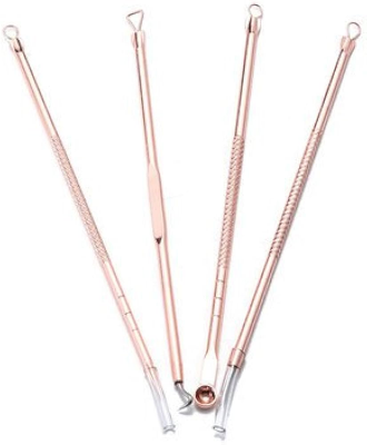 Picture of Lanbena Rose Gold Pimple Acne Blackhead Remover Needle 4pcs (OA)