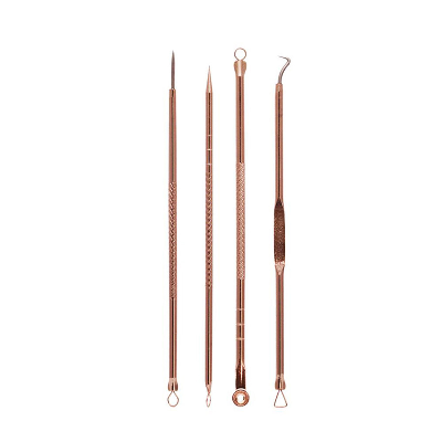 Picture of Lanbena Rose Gold Pimple Acne Blackhead Remover Needle 4pcs (OA)