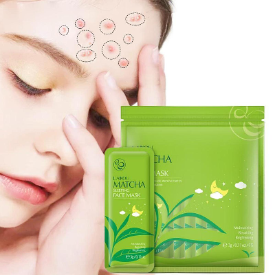 Picture of Laikou Matcha Sleeping Face Mask 15 -Pcs (OA)
