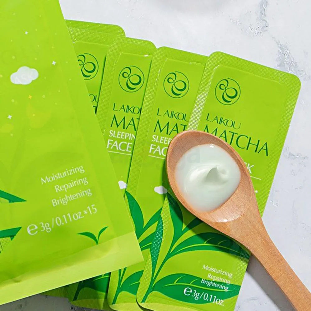 Picture of Laikou Matcha Sleeping Face Mask 15 -Pcs (OA)