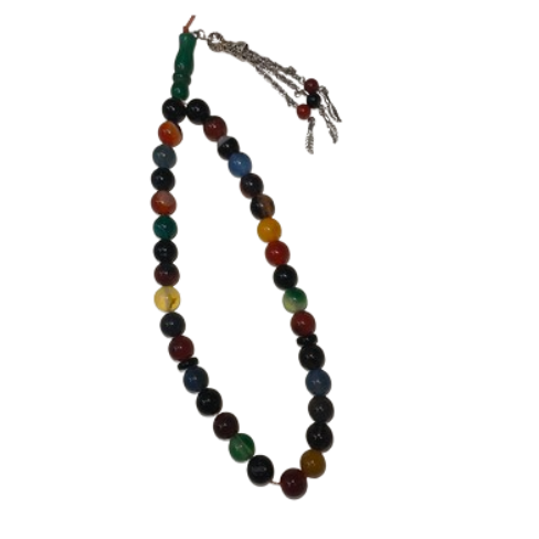 Picture of Akhik Stone Tasbih - 33 Beads | Premium Islamic Prayer Beads (BA)
