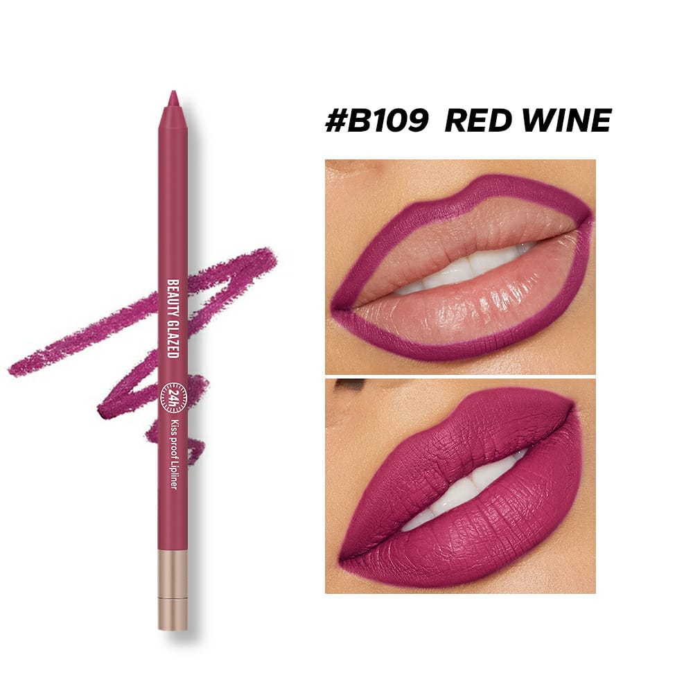 Picture of Beauty Glazed Lip Liner Waterproof & Long Lasting – B107 Dark Brown (OA)