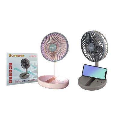Picture of JYSUPER JY-2215 Professional Rechargeable Fan with LED Light – শক্তিশালী কুলিং ও ব্রাইট LED (SEA)