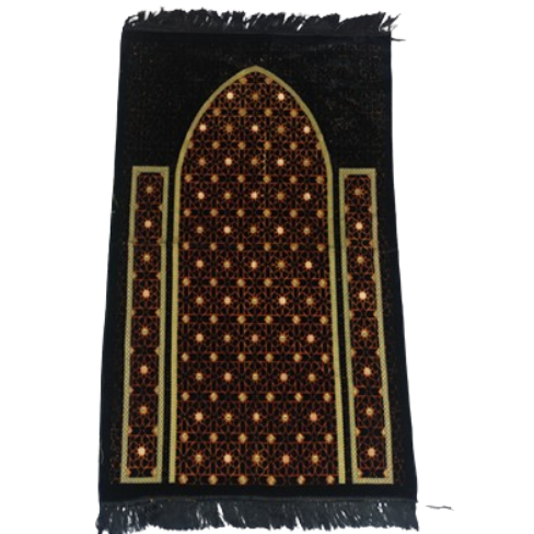 Picture of Safa Teks Turkey Black Colour Jaynamaz (BA)