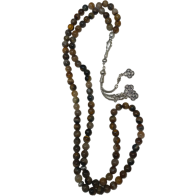 Picture of Tiger Stone Tasbih - 100 Beads (BA)