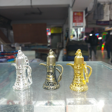 Picture of Coffee Pot Shape Glass Attar Bottle - 6ml | Elegant & Unique Design (BA)