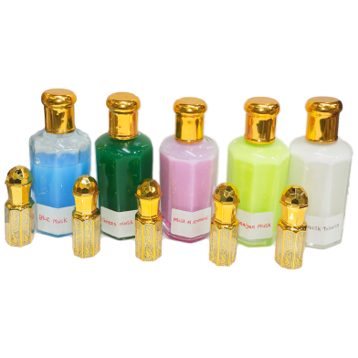 Picture of Body Musk Perfume Five Different Colors of Fragrance - Half-Picked 6 ml-(BA)