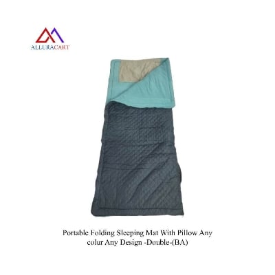 Picture of Portable Folding Sleeping Mat With Pillow Any colur Any Design -Double-(BA)