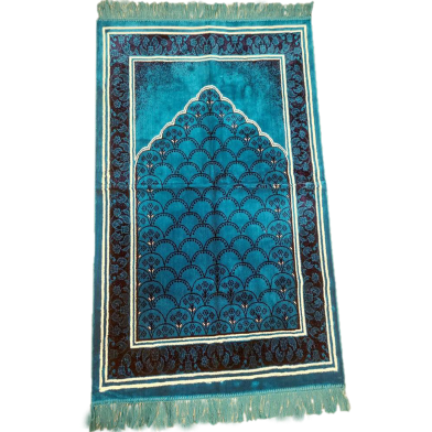 Picture of Al Muslim Prayer Jaynamaz Turkey- Sky Blue Color (Any Design)-(BA)
