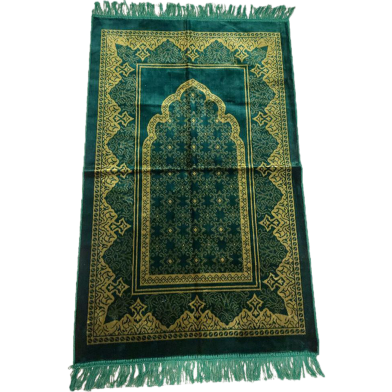 Picture of Al-Iman Turkey Prayer Jaynamaz -জায়নামাজ Bottal Green Color (Any design)-(BA)