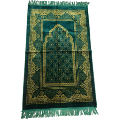 Picture of Al-Iman Turkey Prayer Jaynamaz -জায়নামাজ Bottal Green Color (Any design)-(BA)
