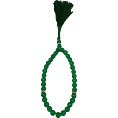 Picture of Taqwa 33 Dana Stone Tasbih-স্টোন তাসবিহ (Green Color)-(BA)