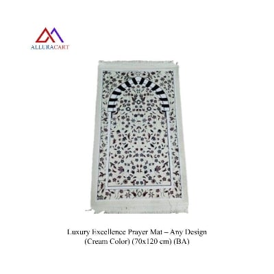 Picture of Luxury Excellence Prayer Mat – Any Design (Cream Color) (70x120 cm) (BA)