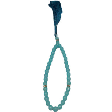 Picture of 33 Dana Stone Tasbih-স্টোন তাসবিহ (Sky Blue Color)-(BA)