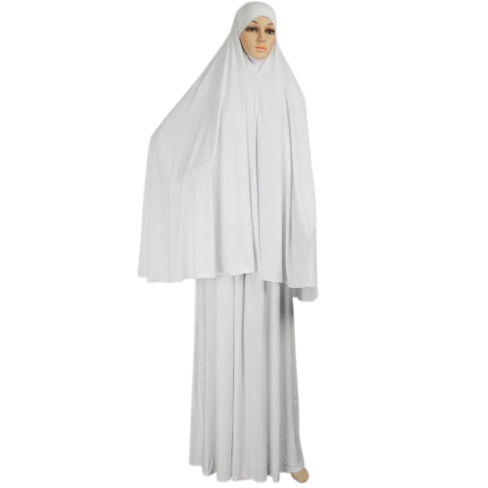 Picture of Ladies Ihram (3 Pcs Set - Hijab, Borka, Payjama)-(BA)-Int:S/M