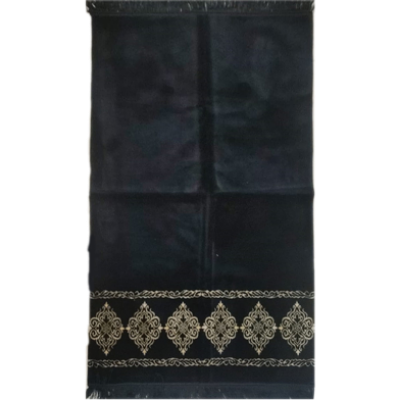 Picture of AL Rashed Turkey Premium Prayer Jaynamaz Matblack Colour- (Any Design)-(BA)